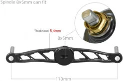 Gomexus Thicken Power Handle 9 Gomexus Thicken Power Handle -Angebote Shimano Store BS110H27BKBK1r 4